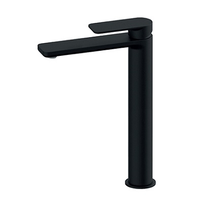 S2 BLACK MJEŠALICA ZA UMIVAONIK L -round visoka-225mm crna